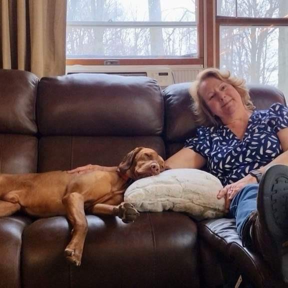 Donna & Chase #Hall #mom #viszla