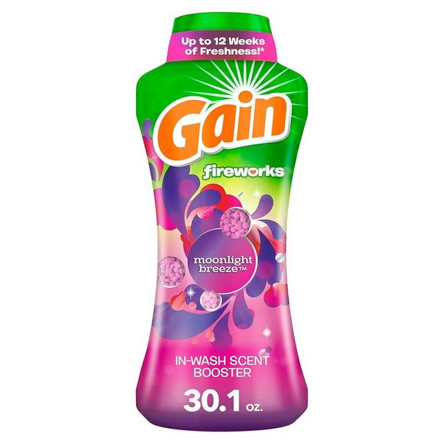 Gain Fireworks In-Wash Scent Booster Beads, Moonlight Breeze Scent, 30.1 oz