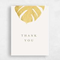Beige Wedding Thank You - Maui Portrait Foil