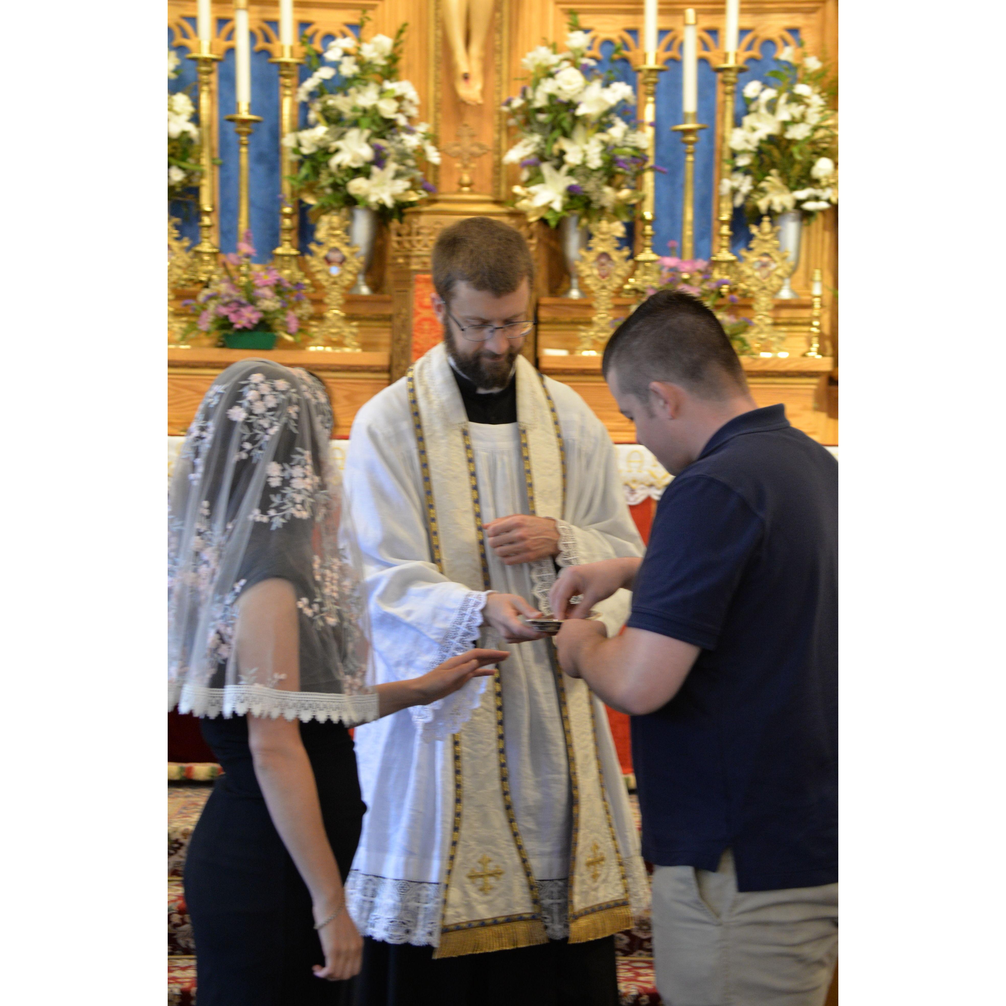 Our betrothal ceremony 5/18/24