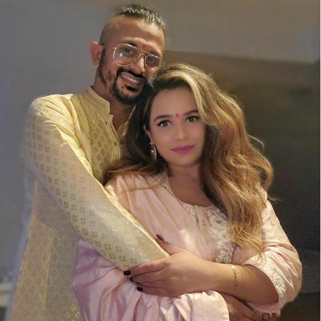 This pic was taken in the pandemic while celebrating Diwali with loved ones.
