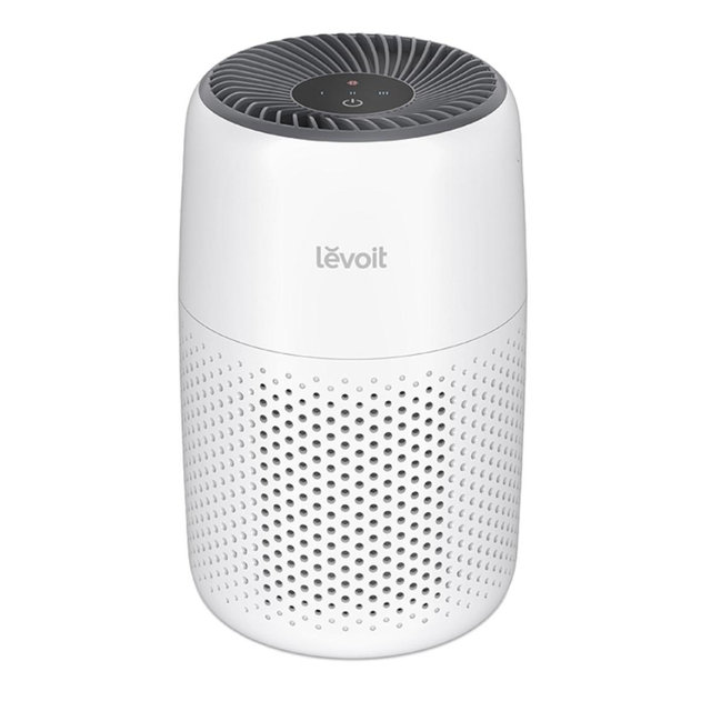LEVOIT Air Purifiers for Bedroom Home Dorm, AHAM Verified, 3-in-1 Filter Cleaner With Aroma Pad, Filters Smoke, Allergens, Pet Dander, Odor, Dust, Office, Desktop, Core Mini-P, White