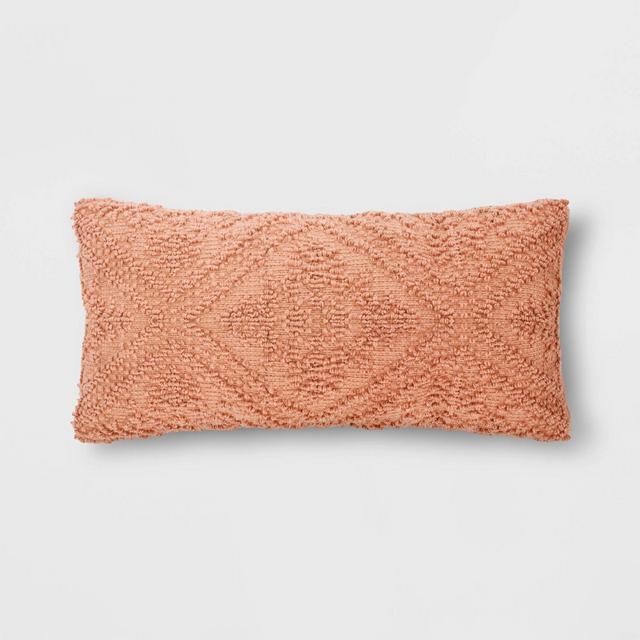 Tufted Throw Pillow Terra Cotta - Threshold™