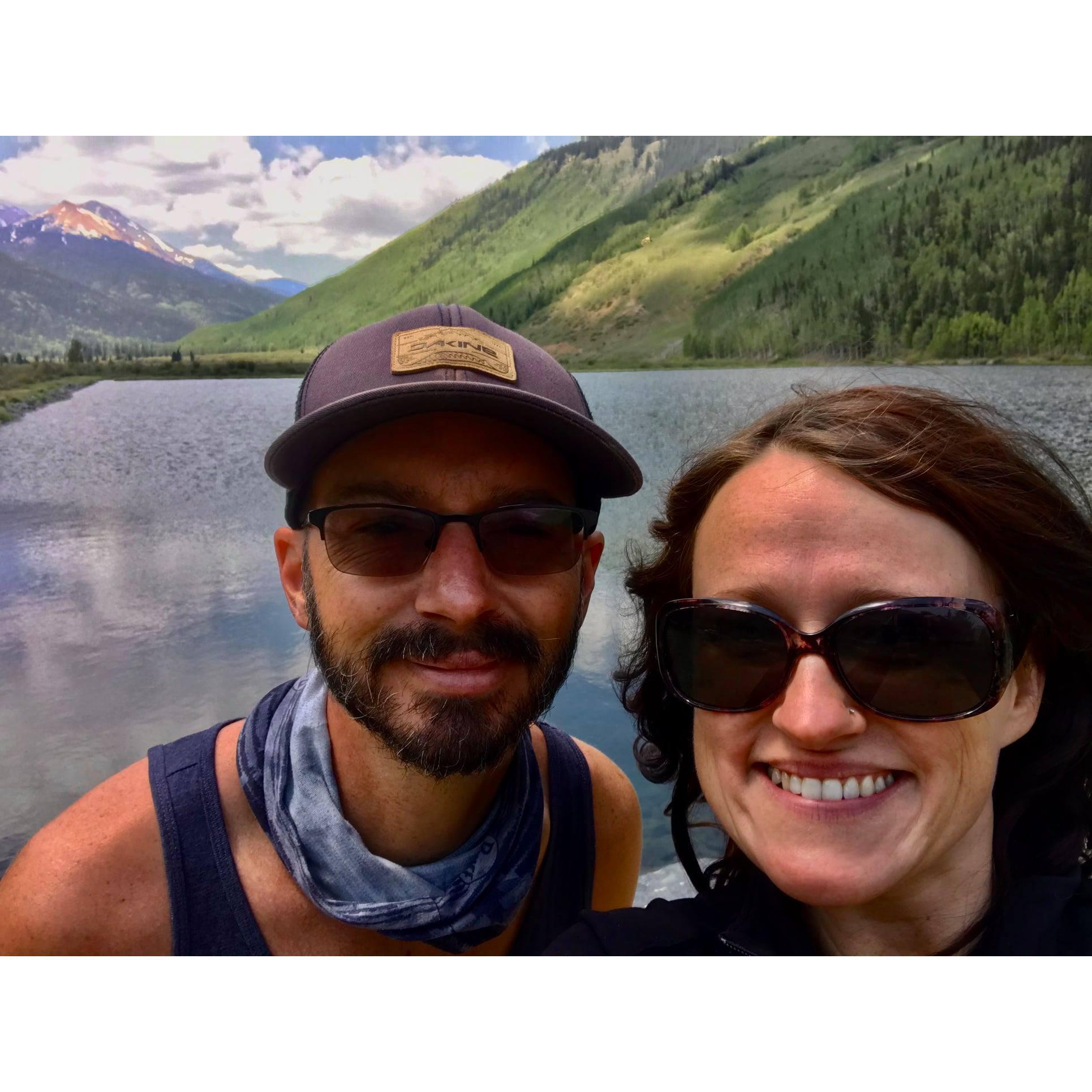 Playing in the mountains in Colorado