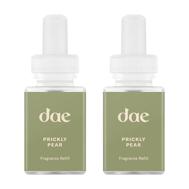 Pura & dae Fragrance Refill - Smart Home Air Diffuser Fragrance - Home Scent Refill - up to 120-Hours of Premium Fragrance per Vial - Clean Diffuser Fragrance - 2 Pack - Prickly Pear
