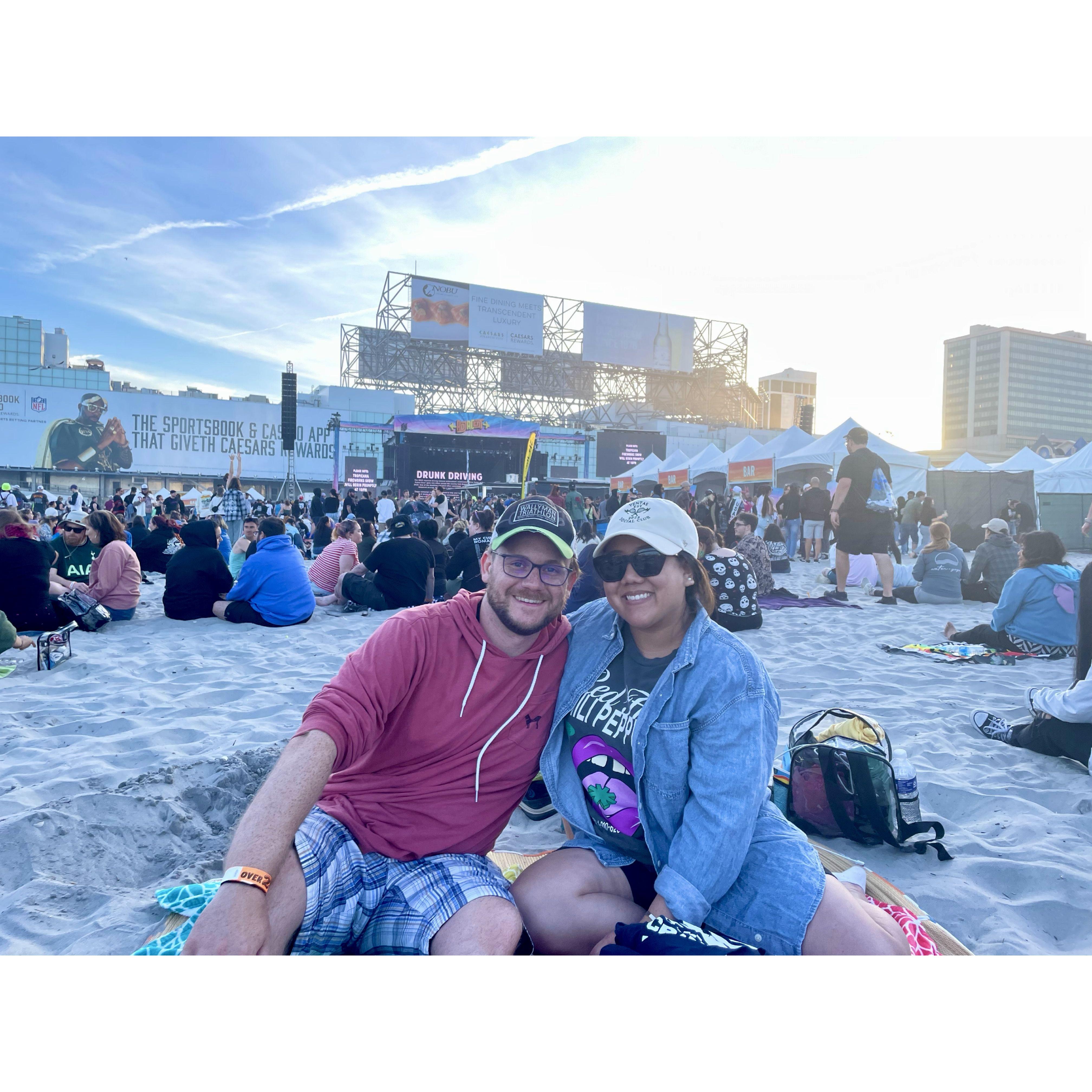 Adjacent Fest. MDW 2023. Our first photo together!