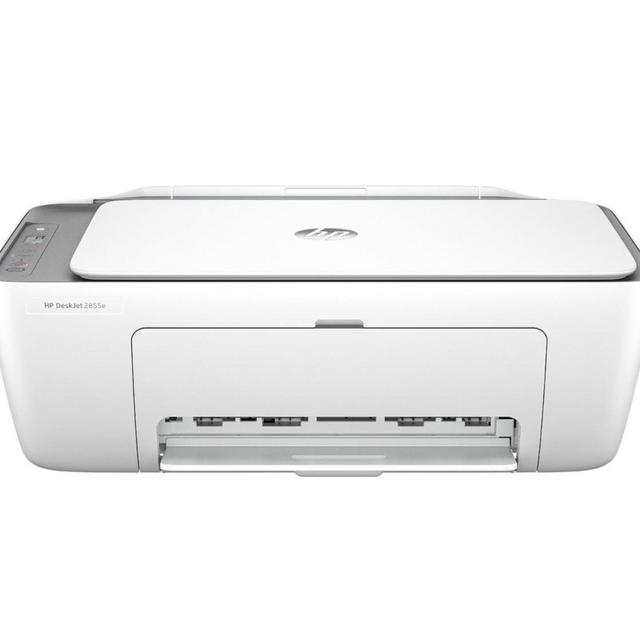 HP DeskJet 2855e Wireless All-in-One Color Inkjet Printer, Scanner, Copier, Best-for-home, 3 months of ink included (588S5A)