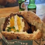Aricha Sabich Eggplant Sandwiches