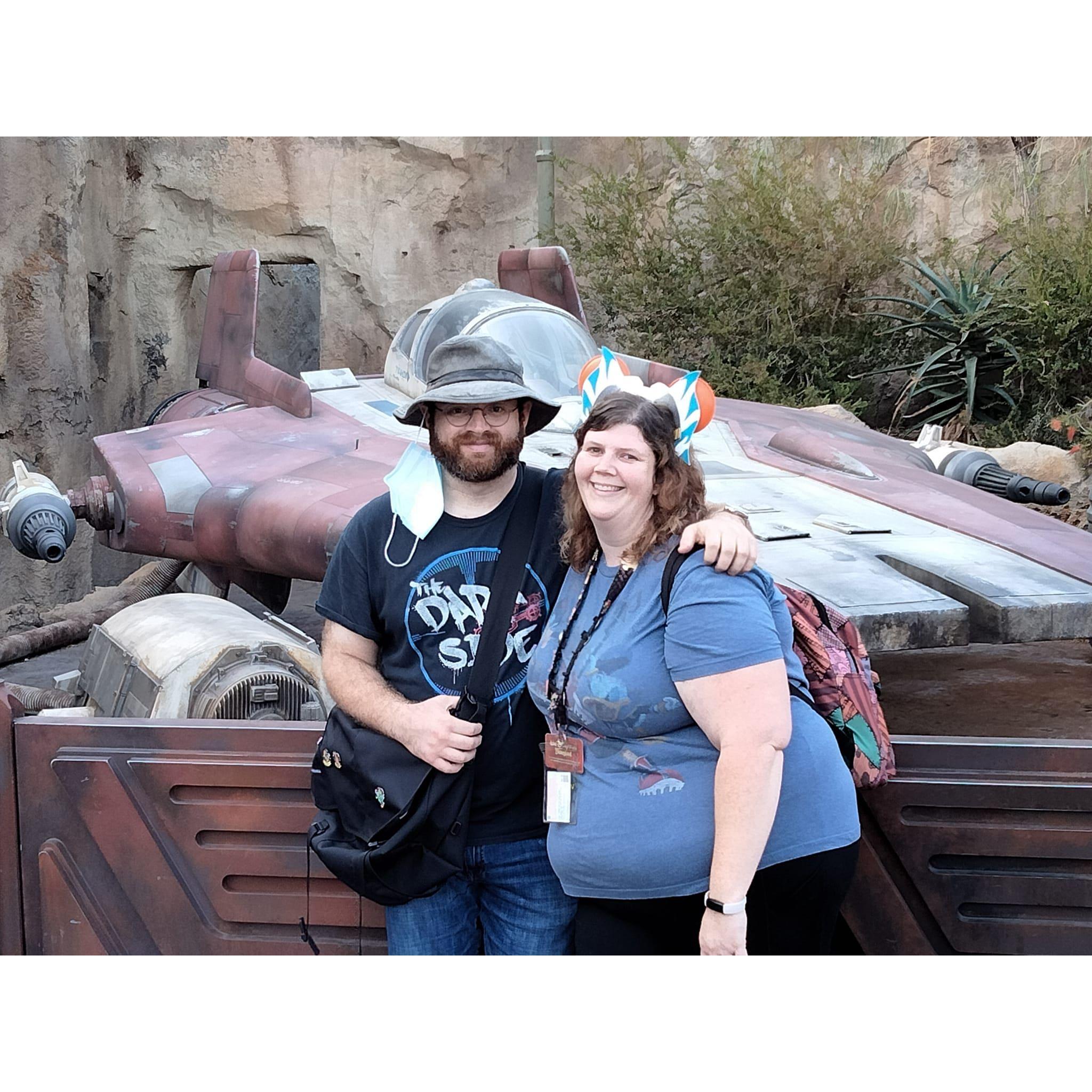 Our first time together at Disneyland!