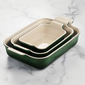 Le Creuset 3-Piece Rectangular Baking Dish Set | Artichaut