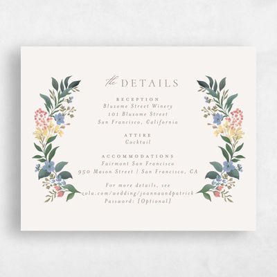 Pink Floral Wedding Enclosure - Souci