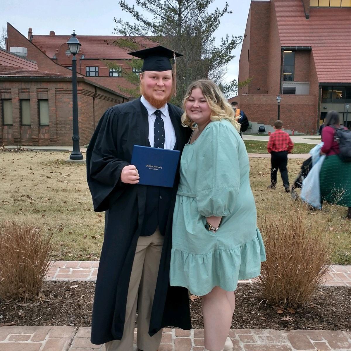 Eli’s college graduation from Millikin University!