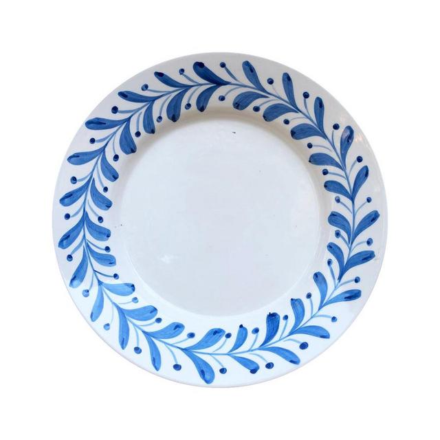 Anna Blue Dessert Plate