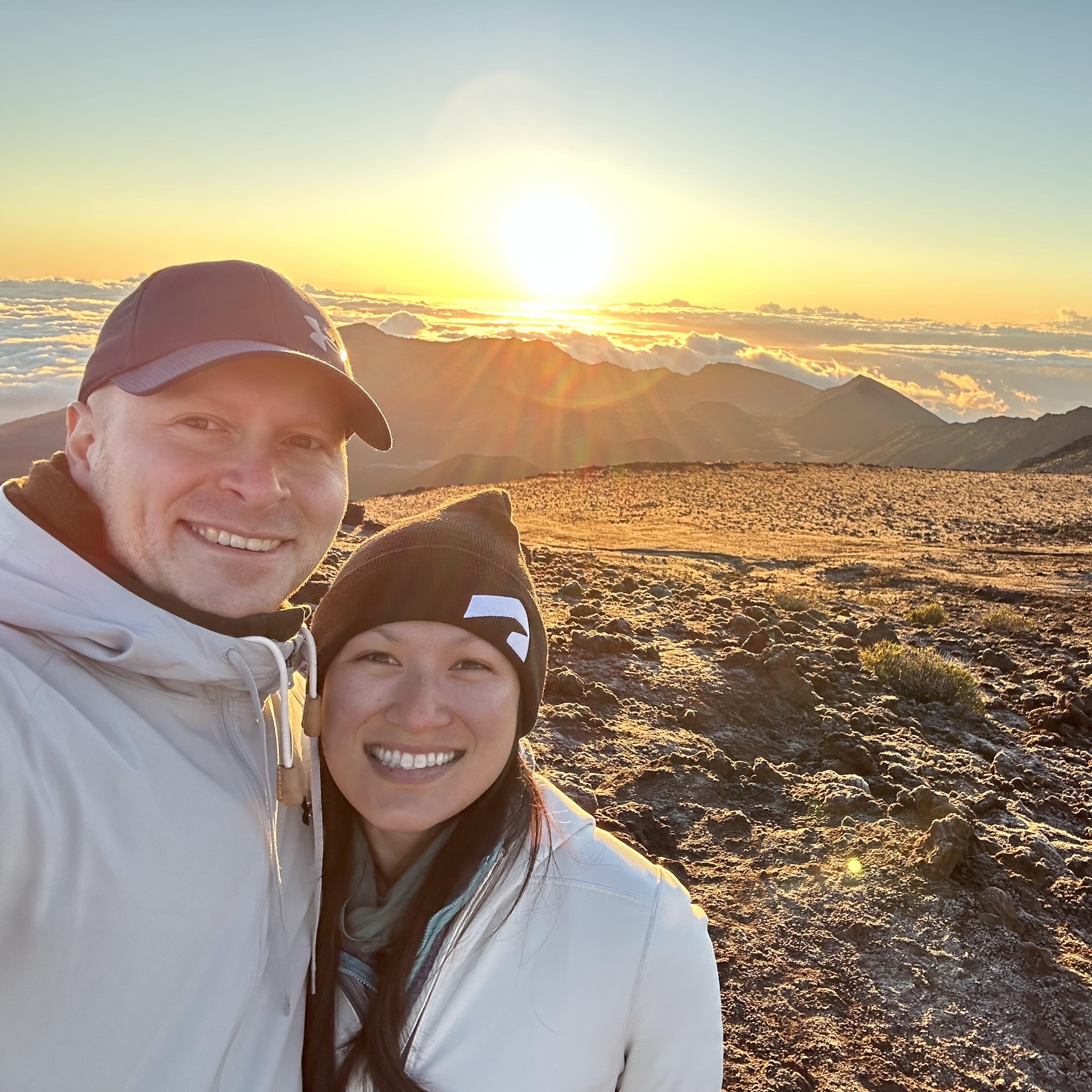 Sunrise over Haleakalā, HI