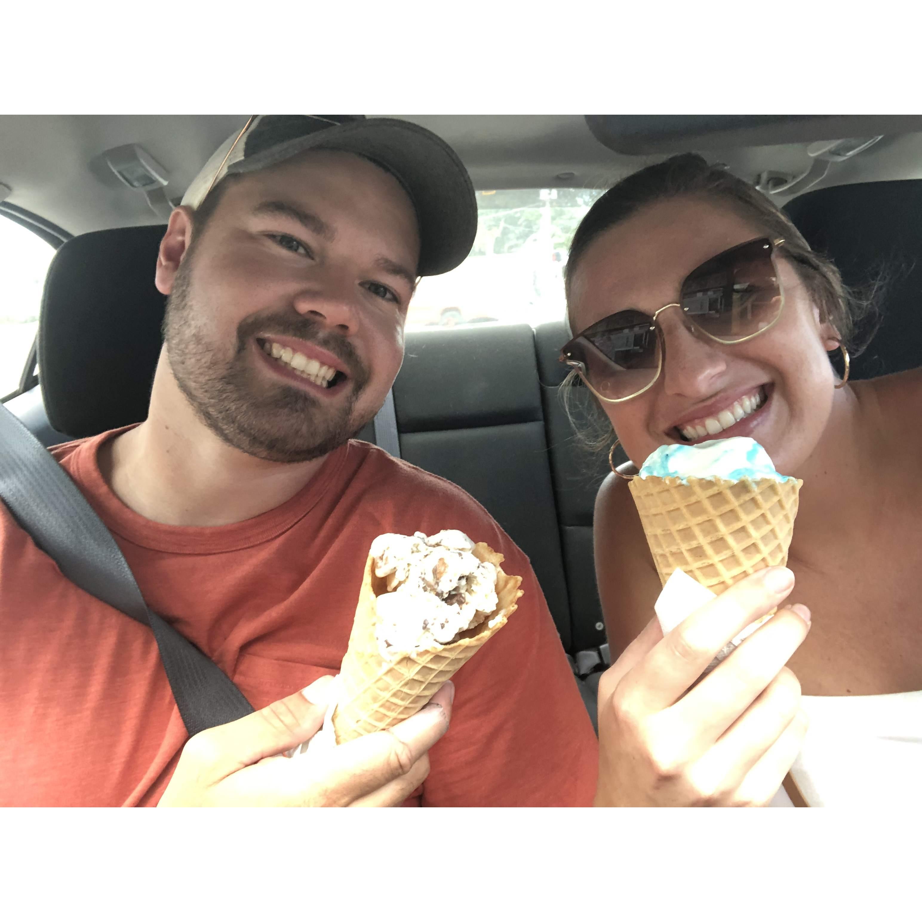 We love ice cream!