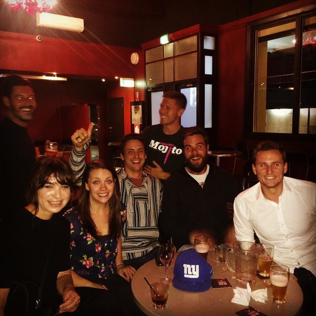 Out with friends in Bondi