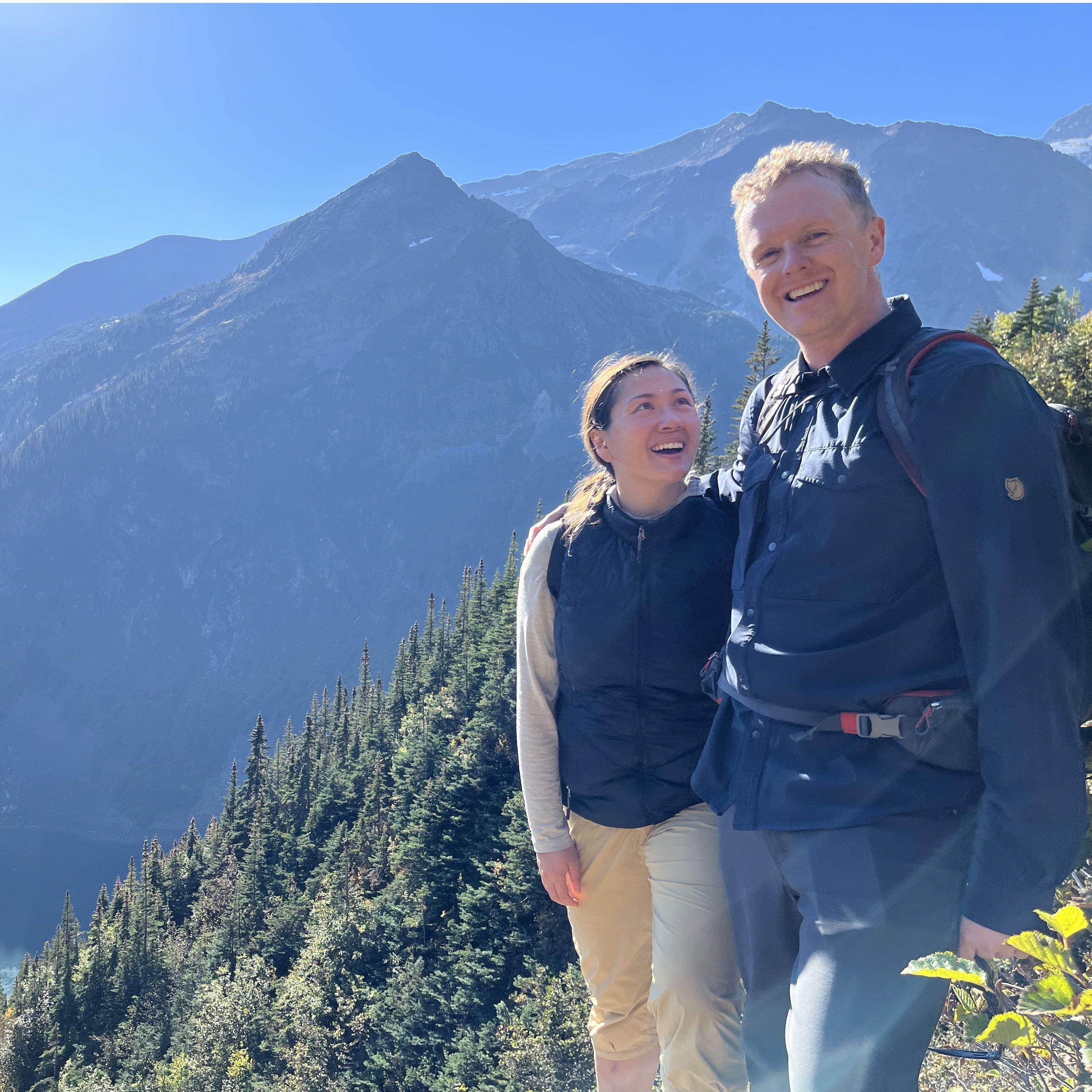 Hiking Blue Lakes near Hazelton with Kaylan and Lily in 2022