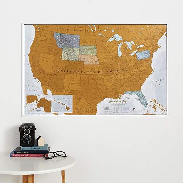 Scratch Off Map Of The US