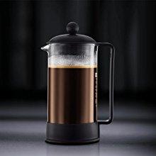 BODUM BRAZIL Coffee Maker, French Press Coffee Maker, Black, 51 Ounce (12 Cup)
