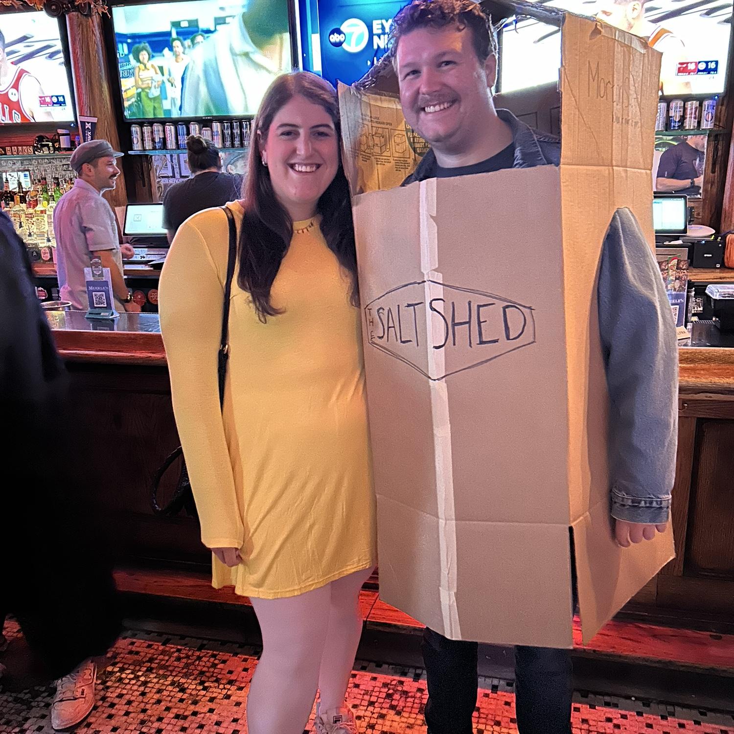 Couples costume for Ali's birthday party -  October 2023