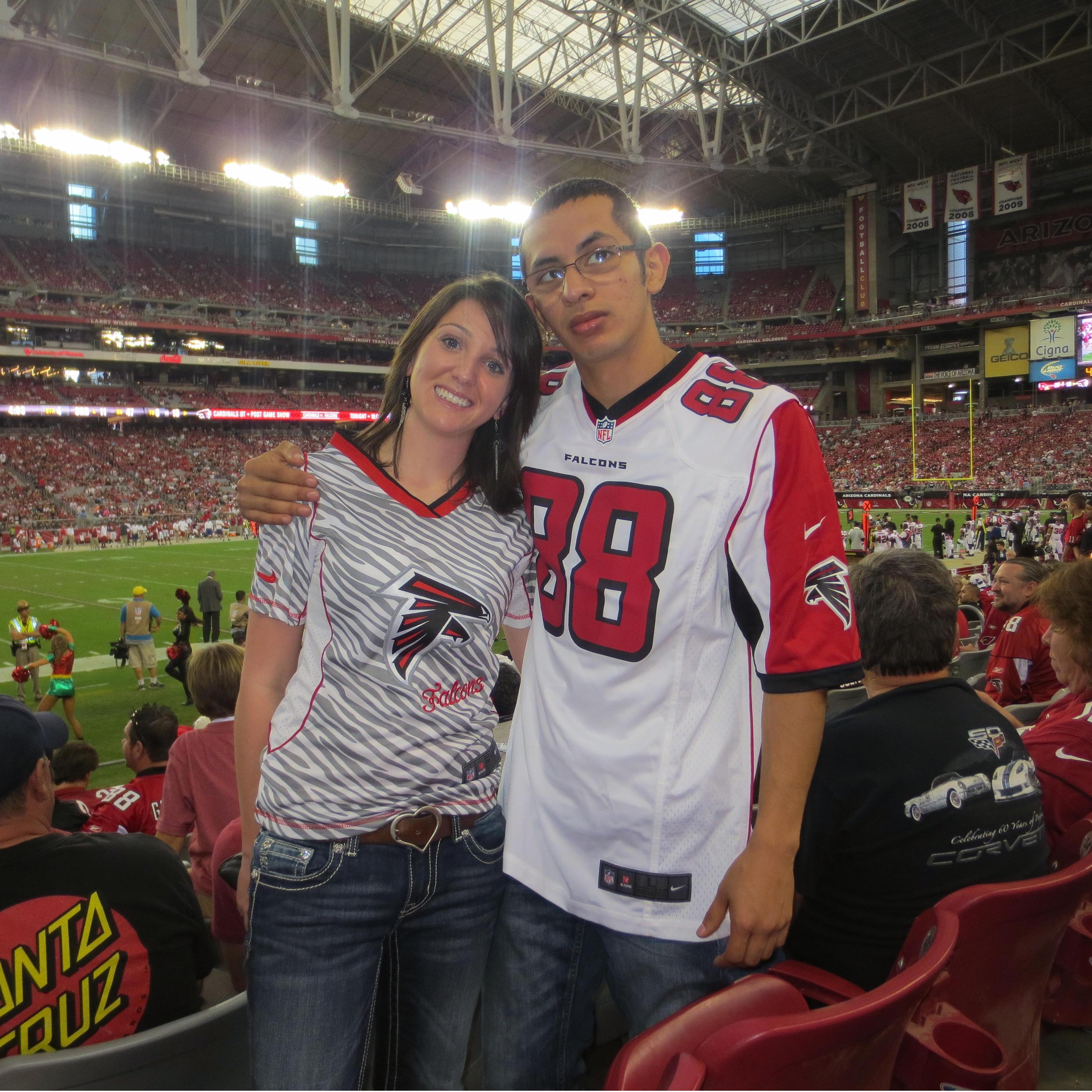 2nd Annual Football Game Atlanta Falcons Vs. Arizona Cardinals 2013 Tony Gonzales's Last Season