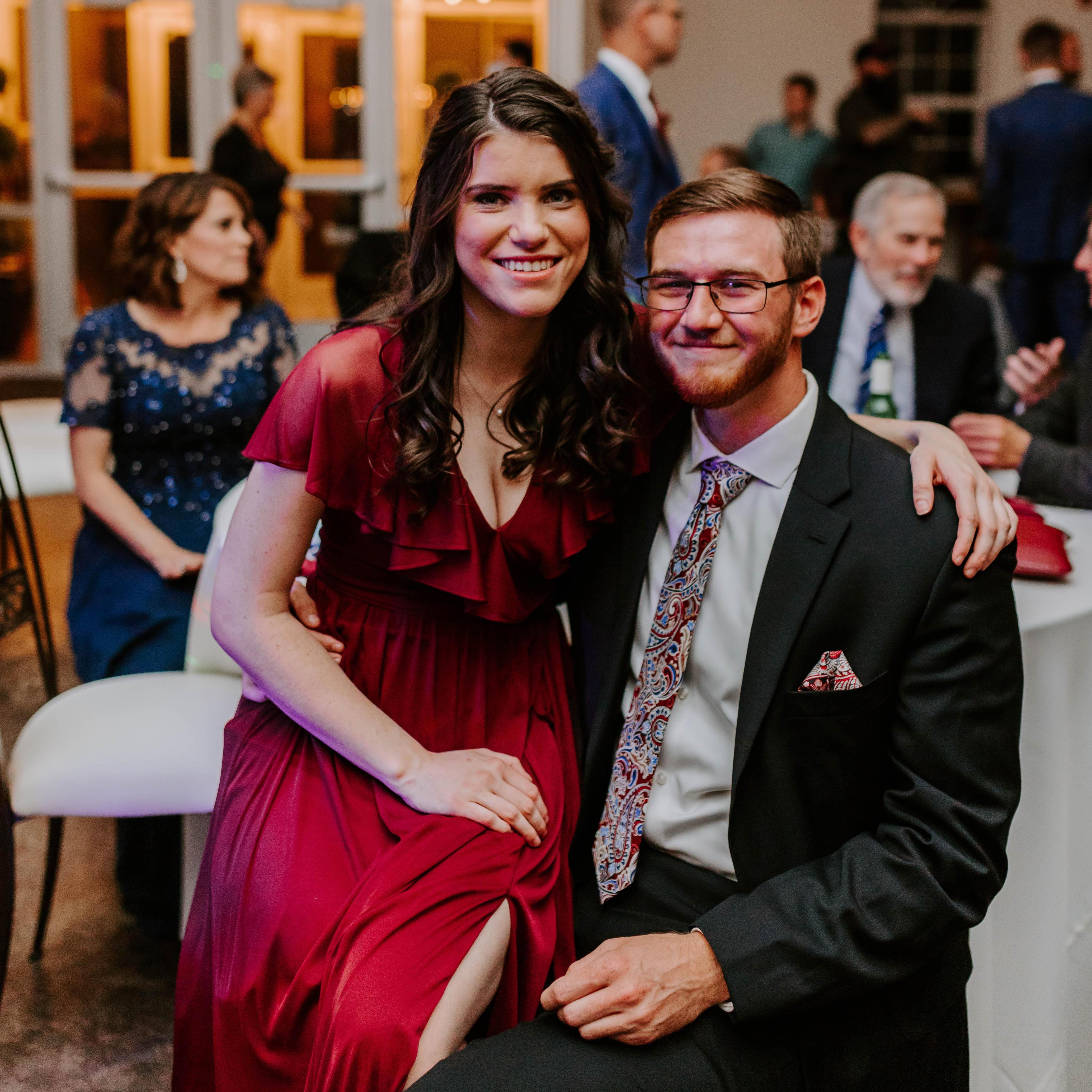 Jordan and Ashley's wedding in October of 2020