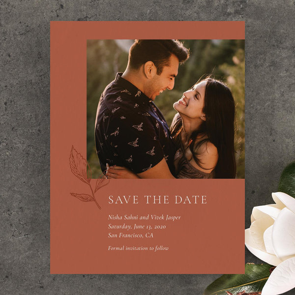 Zola Save The Dates - Cardinell Portrait