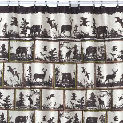 Creative Bath™ Rustic Montage Shower Curtain