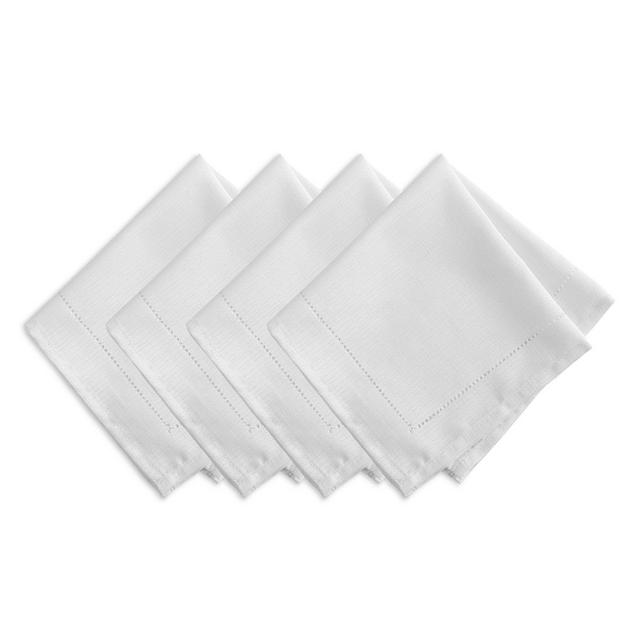Elrene Home Fashions Alison Hemstitch Napkin, Set of 4