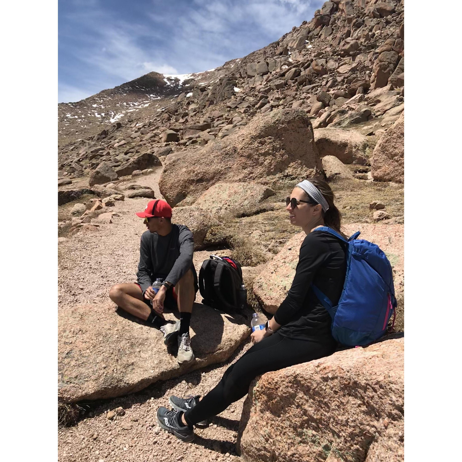 Climbed our first Mountain together,  Pikes Peak - 2018