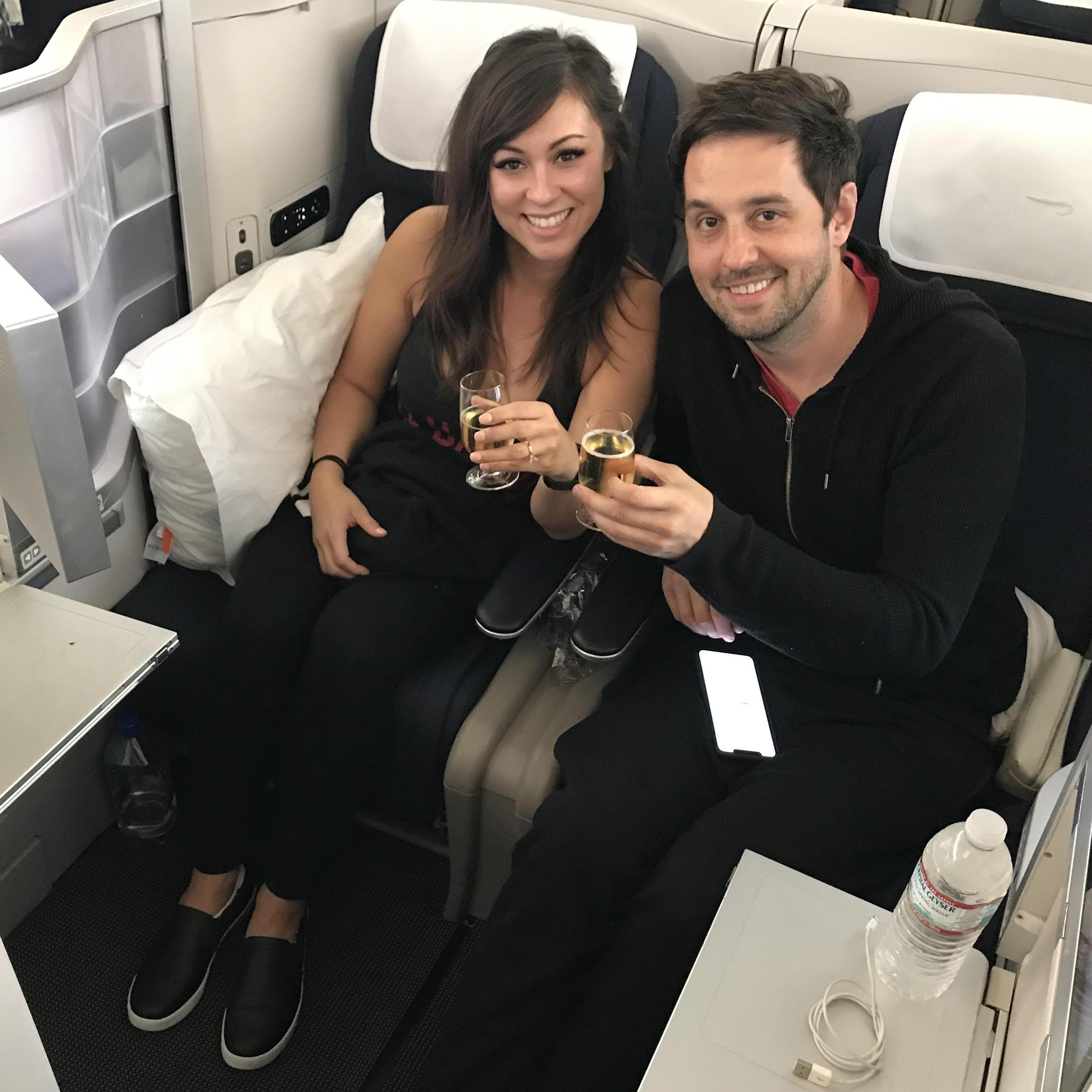 Flight to Paris, France 2019