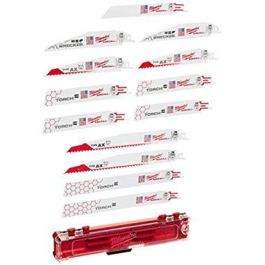 Milwaukee Electric Tool 49-22-1129 Sawzall Reciprocating Saw Blade Set, 12 Pc