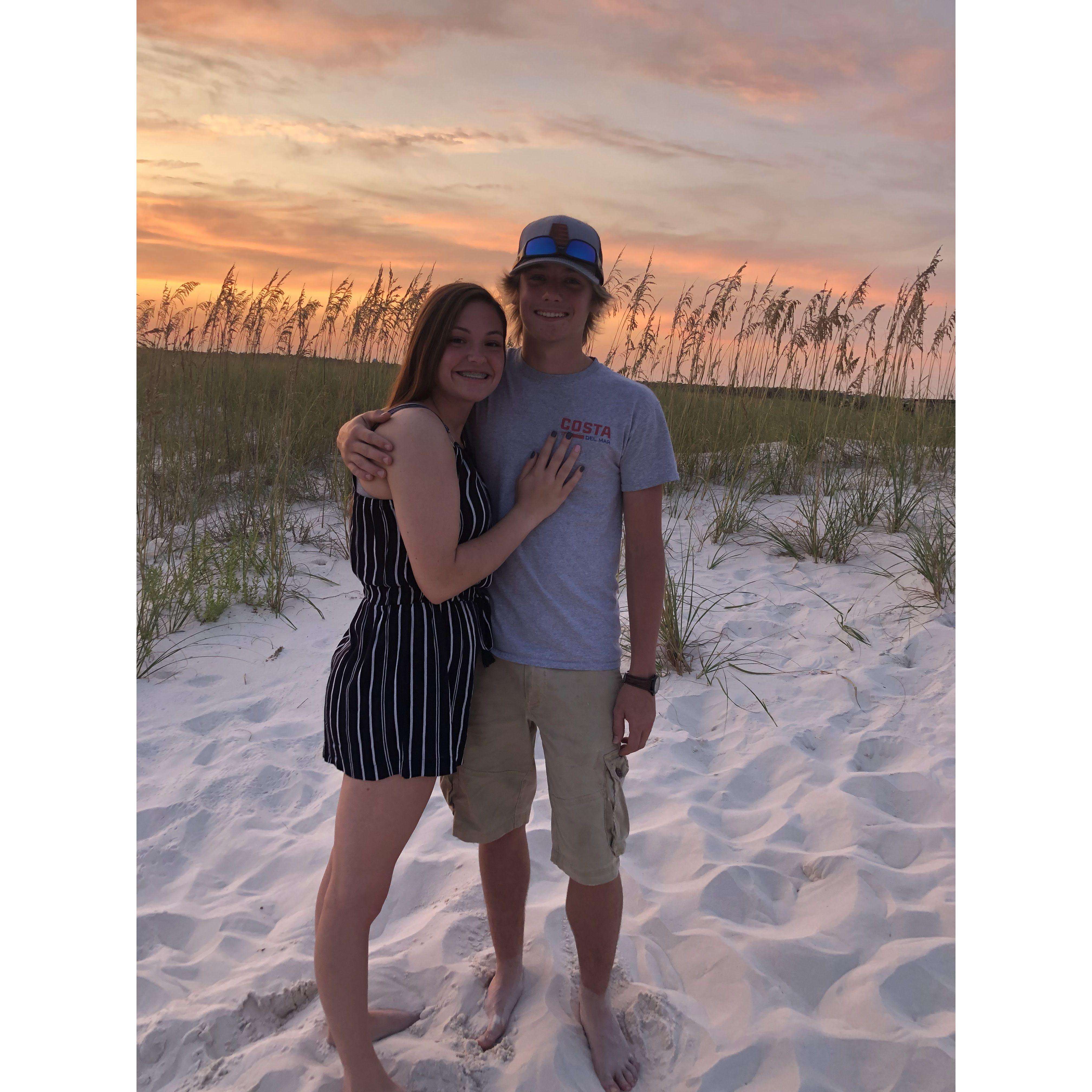 First beach trip together