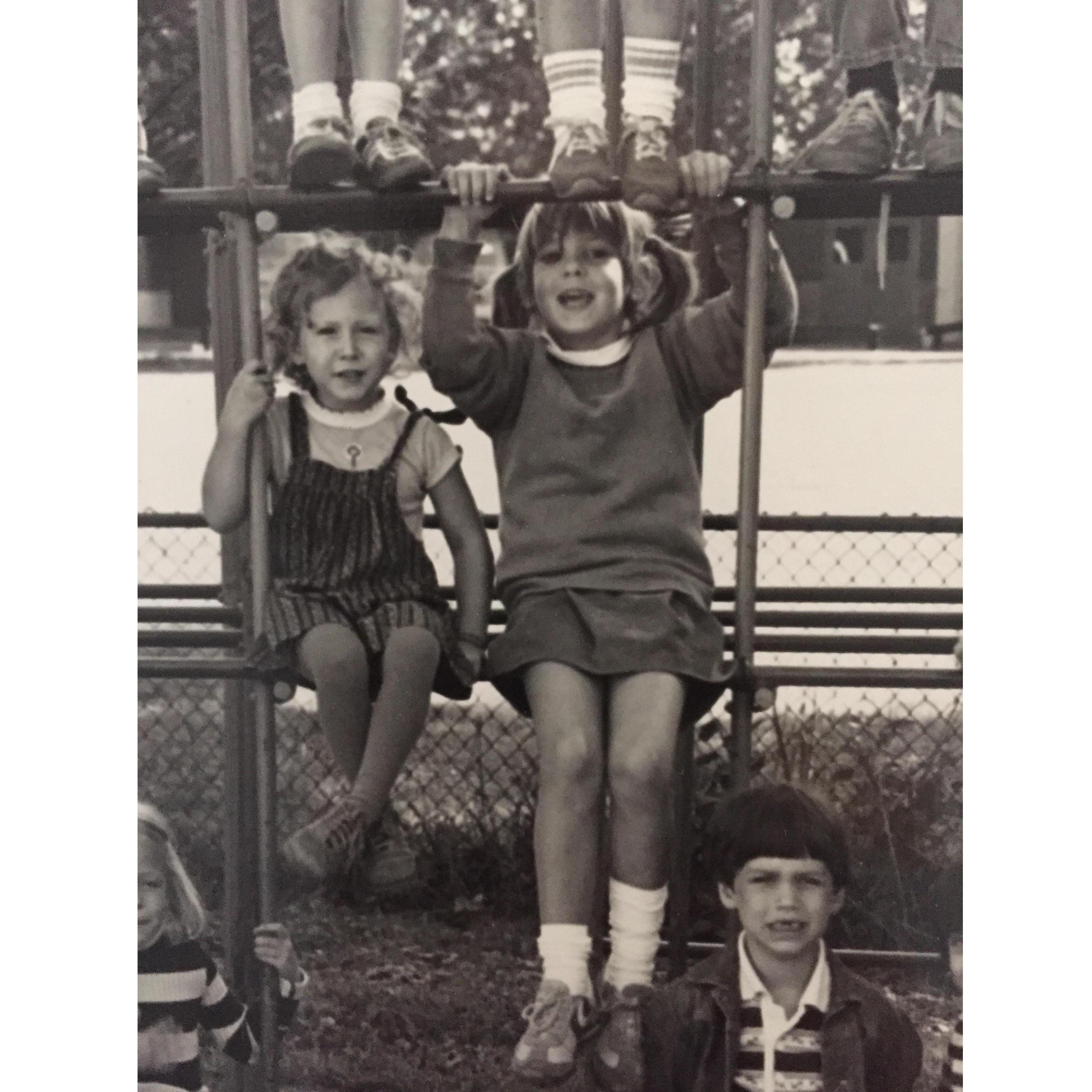 Wasn't exaggerating about the 12 inches between Lydia and Cara as kids-- might have been more like 20 from the looks of it.