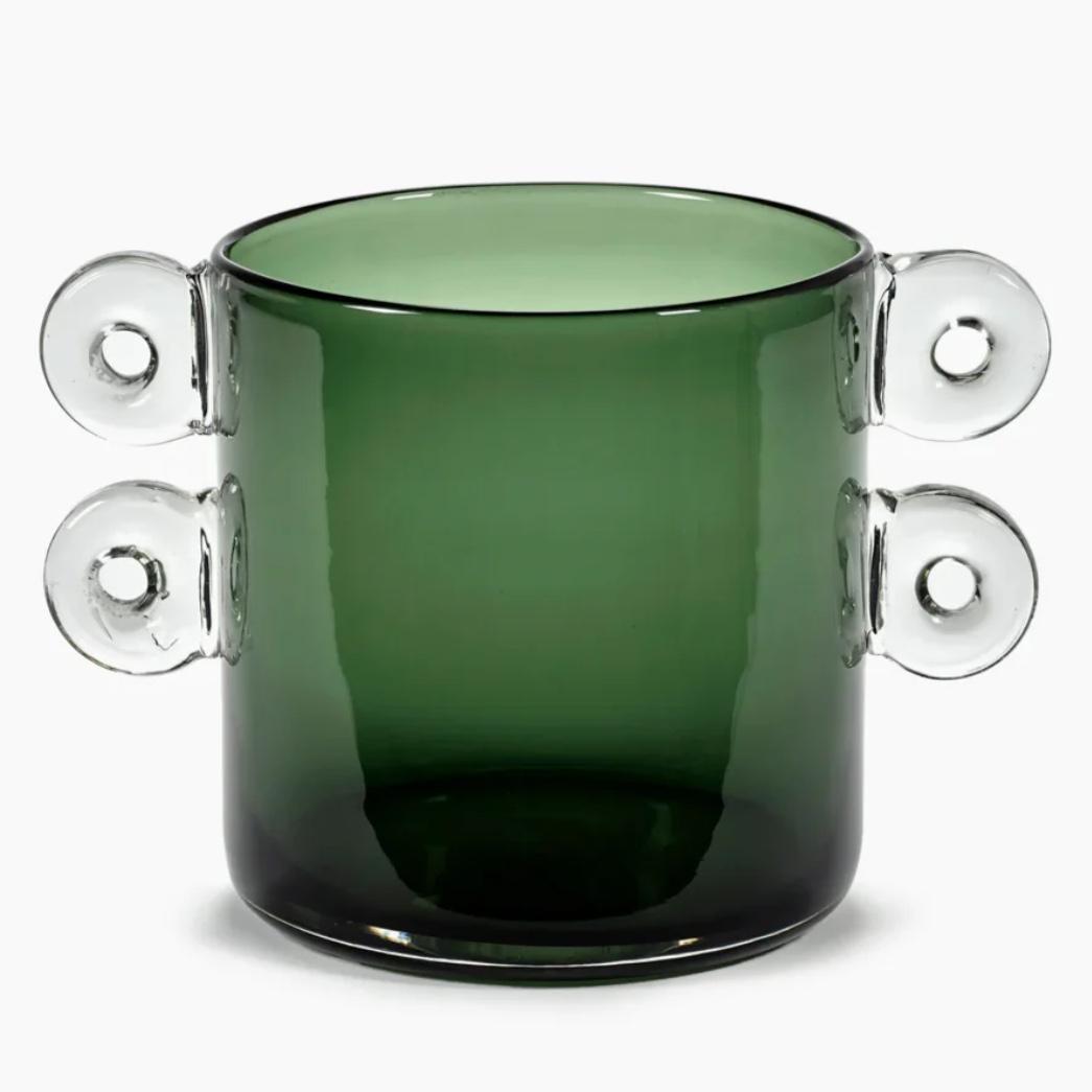 Wind & Fire Dark Green Vase
