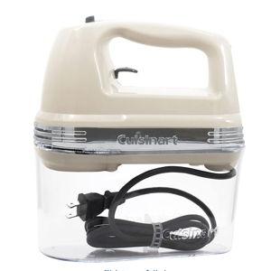 Cuisinart Power Advantage Plus 9-Speed Hand Mixer, 220W-Motor Hand Blender Electric Mixer with 9 Speed Settings, XL Dishwasher-Safe Beaters, 3 Low Mixing Speeds, Storage Case, Cream