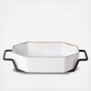 Luzia Octagonal Baker with Metallic Holder