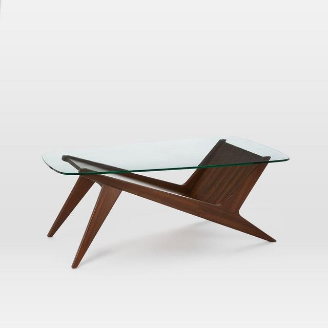 Marcio Display Coffee Table, Dark Walnut