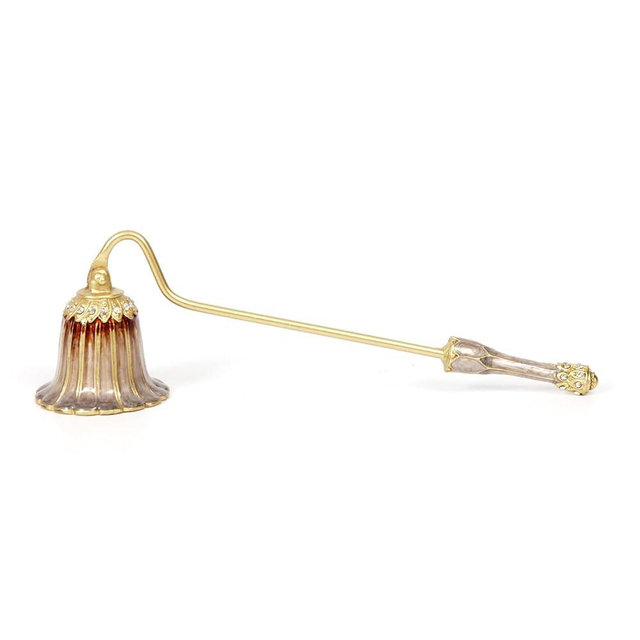 bordorsse Candle Snuffer, Candle Extinguisher with Long Durable Handle, Vintage Wax Snuffer, Decorative Wick Snuffer, Perfect for Candle Lovers as Gifts