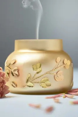 Capri Blue Volcano Gold Leaf Matte Jar Candle