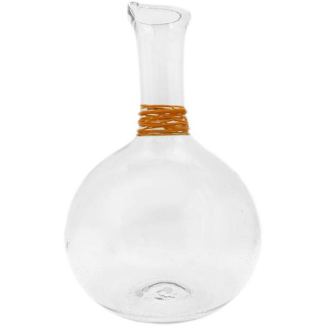 Handblown Recycled Glass Carafe