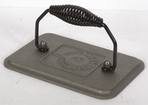 Lodge LGP3 Rectangular Cast Iron Grill Press, Pre-Seasoned, 6.75-inch x 4.5-inch