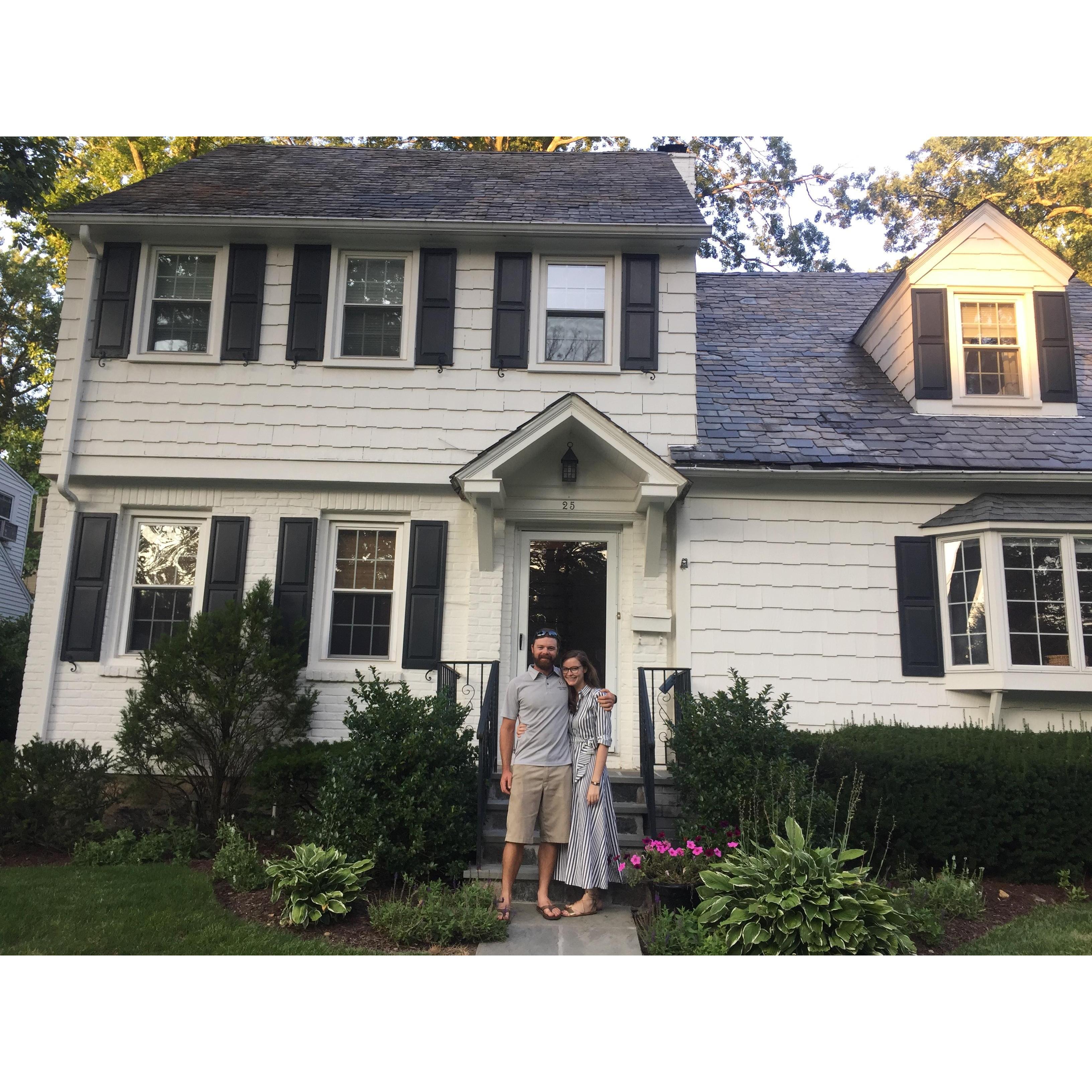 A few weeks before we bought our house