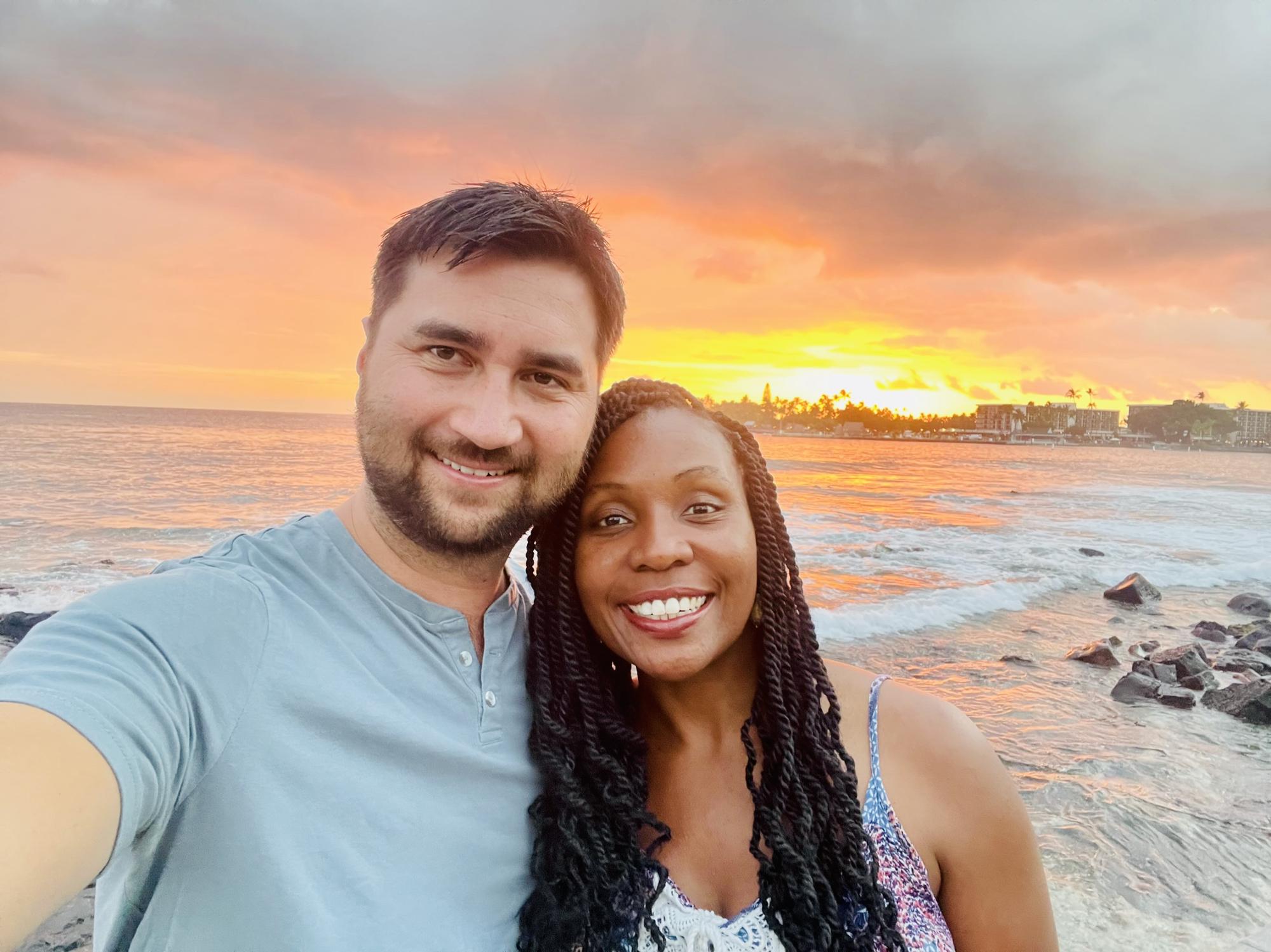 Dana & Brian on vacation (Kailua Kona, Hawaii)