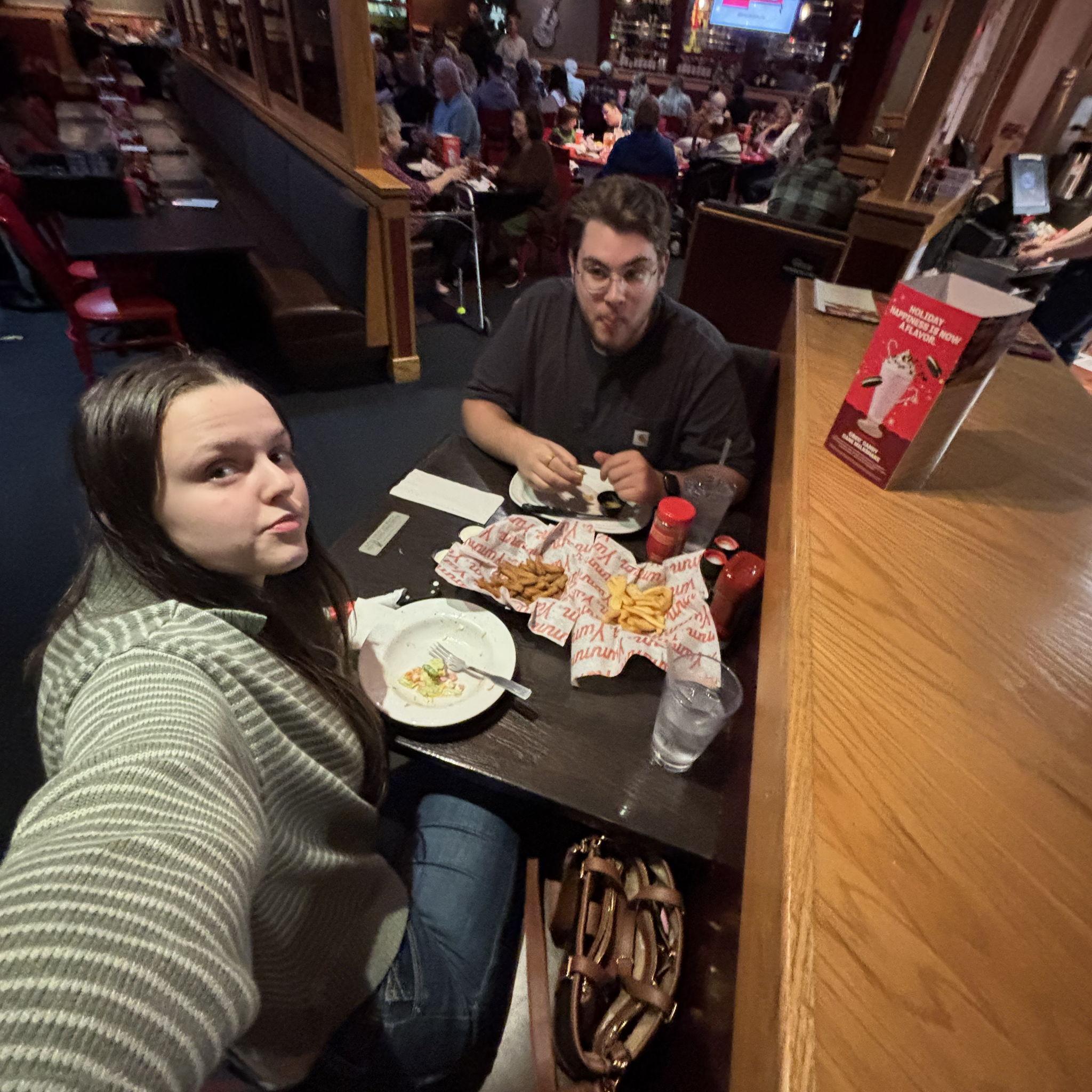 Impromptu Red Robin date