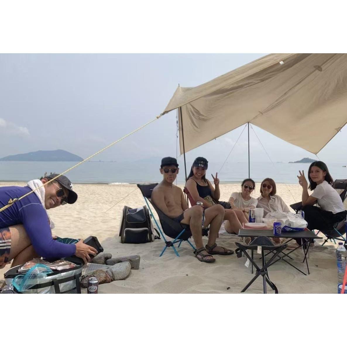 The first day we met (with Tsuchi clearly busy grilling steaks)