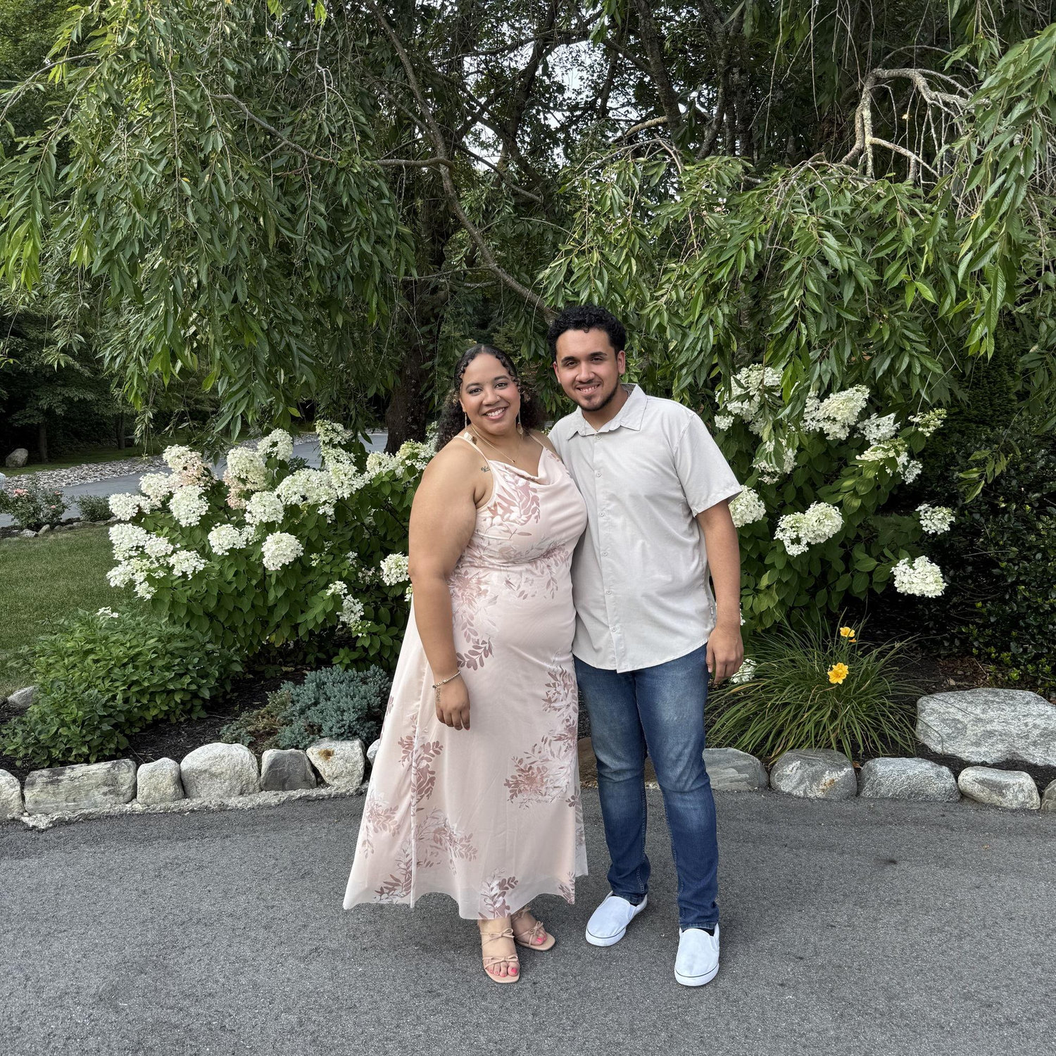 Our first wedding as a couple!