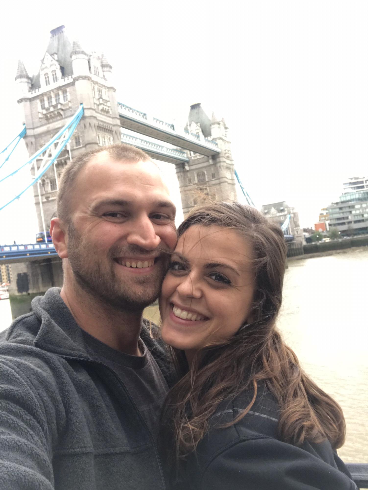 Celebrating our engagement in London, UK &
