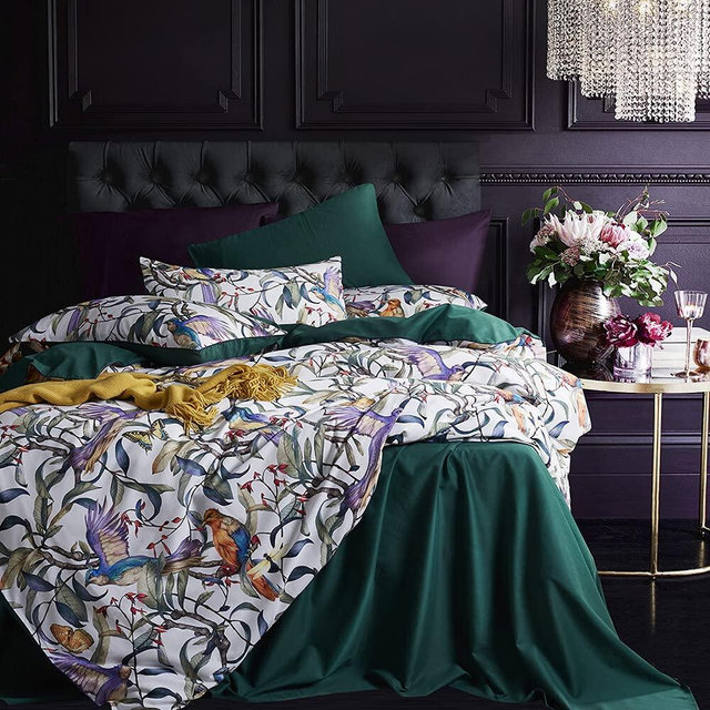 Cupocupa Duvet Cover Queen Size Set Boho Floral Pattern Duvet Cover Queen for Queen Size Bed Vintage Soft Bedding Leaf Print Paisley Duvet Cover with Pillowcases
