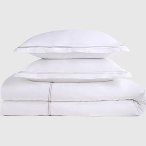 Classic Organic Percale Duvet Cover Set - King/Cal King